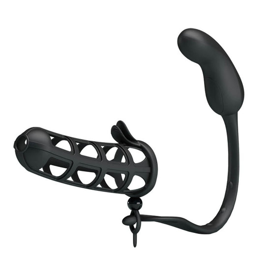 Teaca Penisului lui Hercule - Manson Penis cu Stimulator Anal, 35,2 cm - detaliu 5