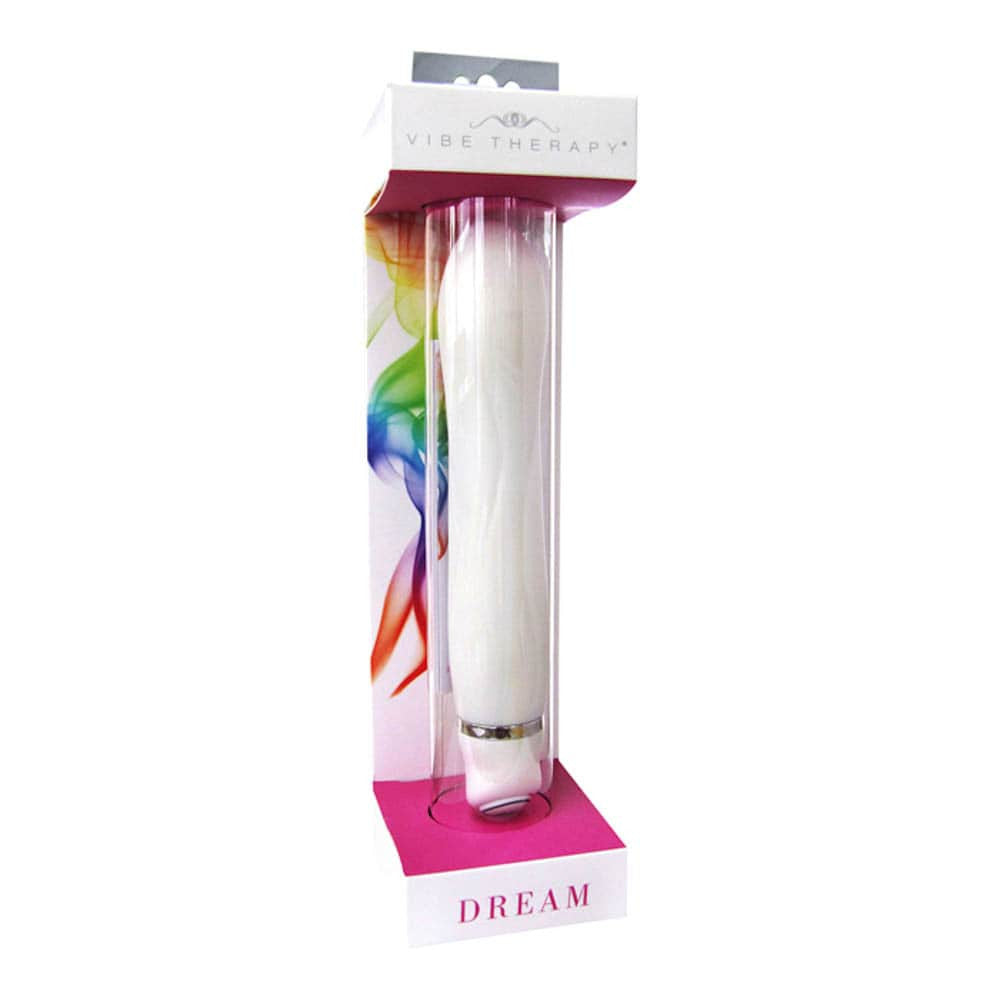 Therapy Dream - Vibrator clasic, alb, 16 cm - detaliu 1