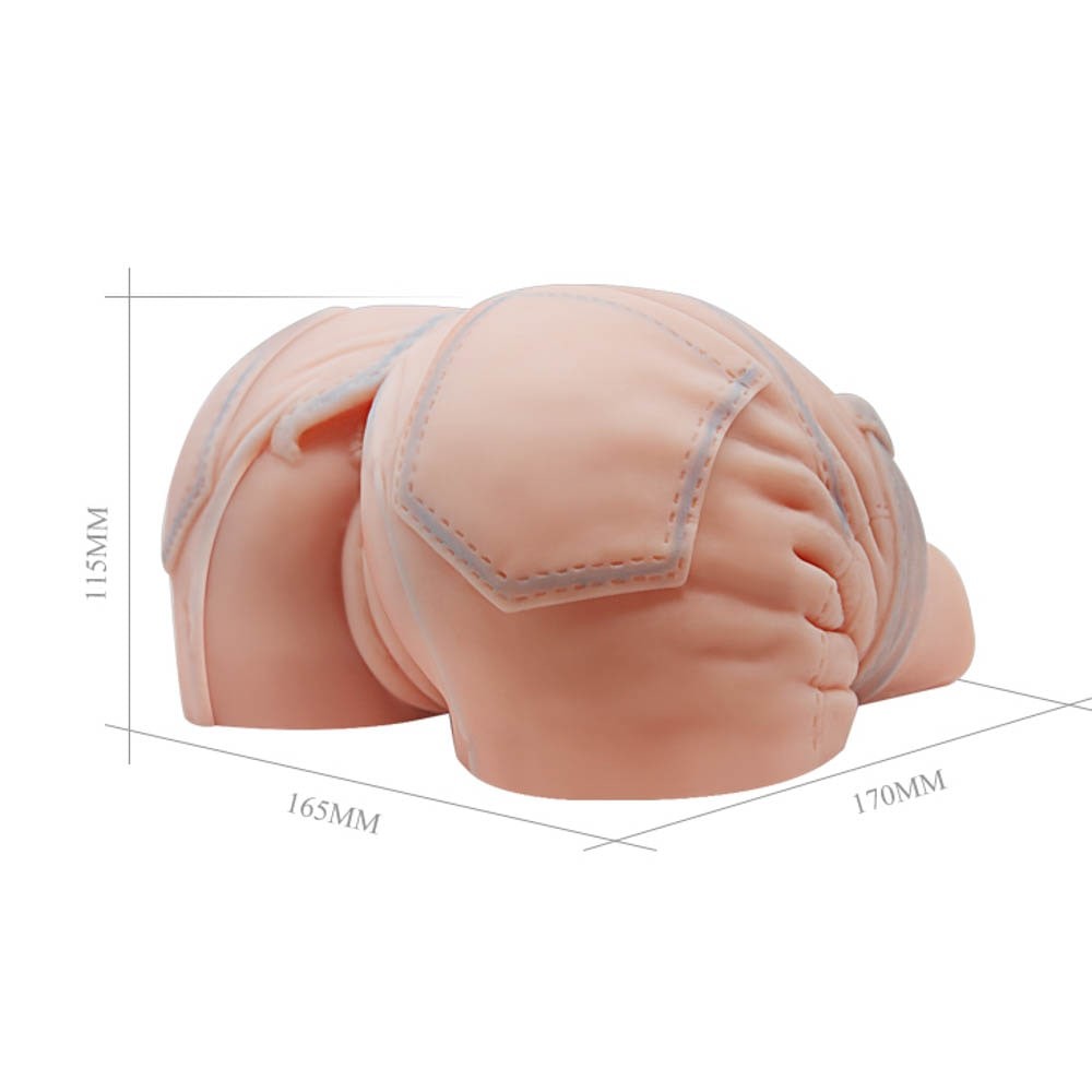 Tipa-n Blugi - Masturbator Realistic cu Vagin și Anus, 17 cm - detaliu 1