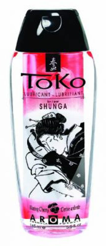 Toko Aroma Cherry - Lubrifiant Baza Apa cu Aroma Cirese, 165ml