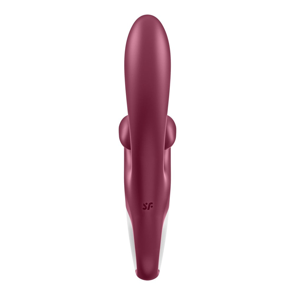 Touch me red - Vibrator cu Dubla Stimulare, Clitoris si Punct G, 22x4.1 cm - detaliu 4
