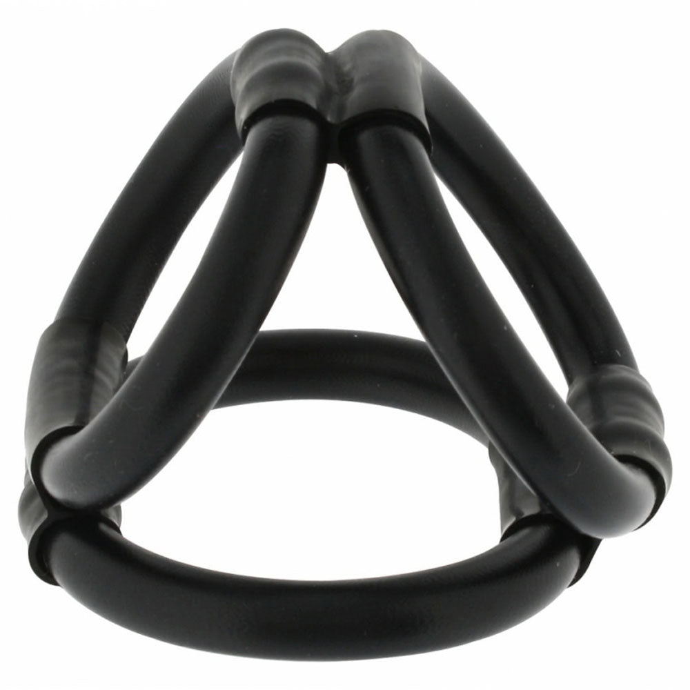 Tri Ring - Inel de silicon pentru penis cu trei ieșiri