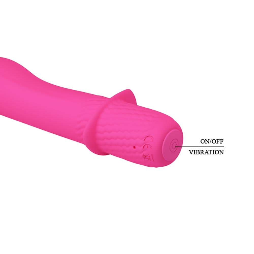 Troy - Vibrator violet, 15 cm - detaliu 5