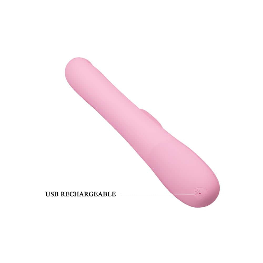 Truman - Vibrator iepuraș, roz, 23.8 cm - detaliu 7