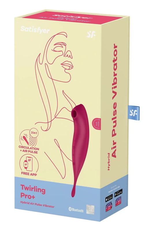 Twirling Pro - Stimulator clitoris, mov, 20 cm
