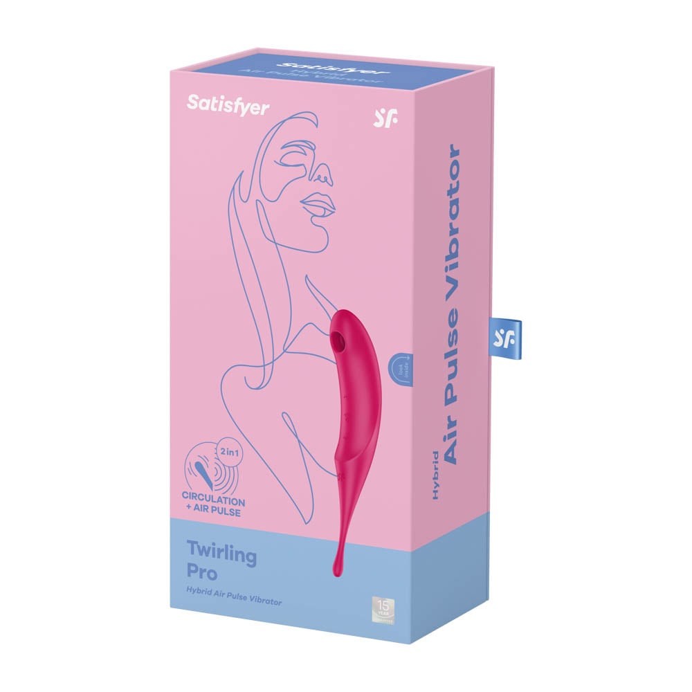 Twirling Pro - Stimulator clitoris, roșu - detaliu 6