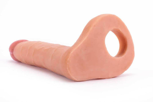 Ultra Soft Double 2 - Strap-on realist, flesh, 15.8 cm