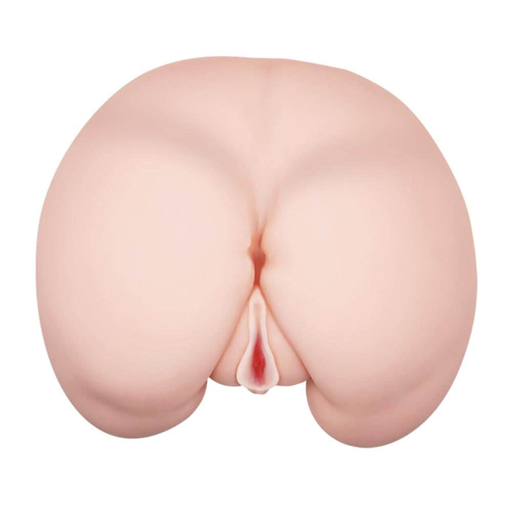 Vagina & Ass - Masturbator Realistic cu Vibratii, Incalzire, Fund si Vagin, 25 cm