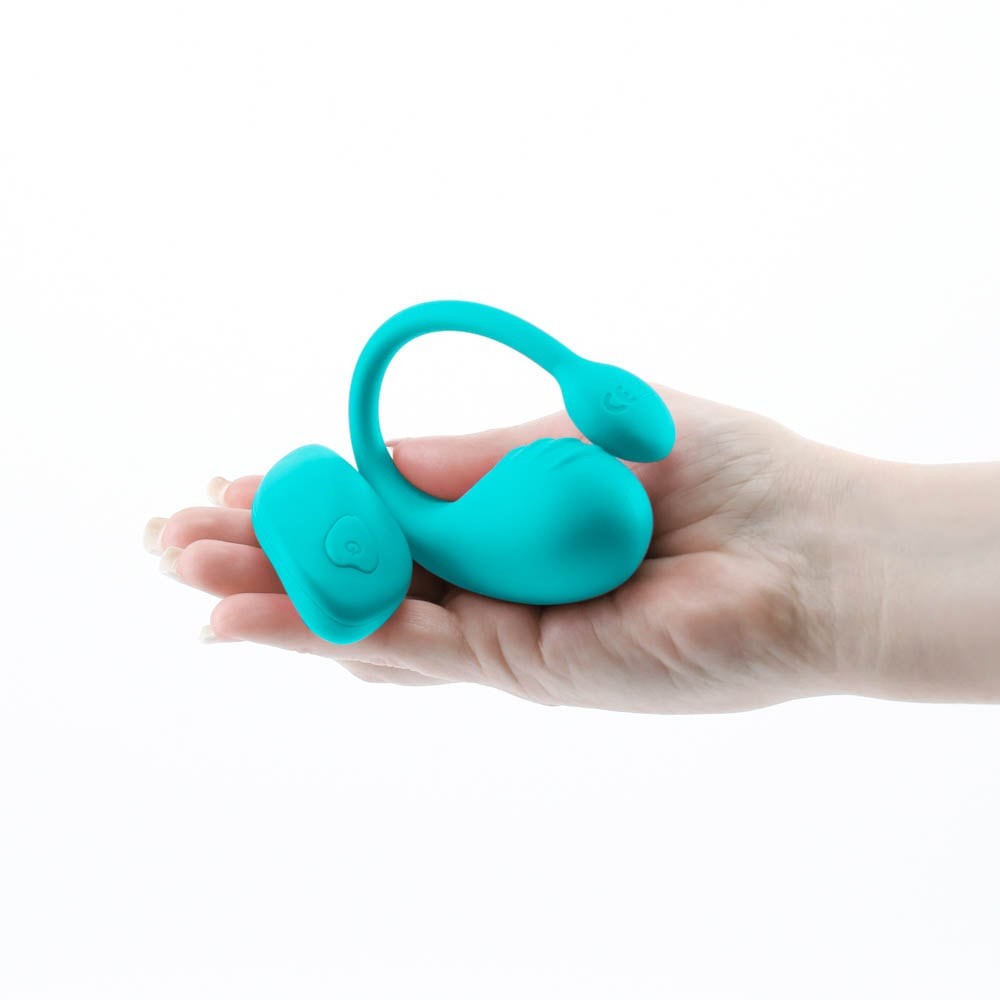 Venus - Ou vibrator punct G, albastru, 20 cm - detaliu 1