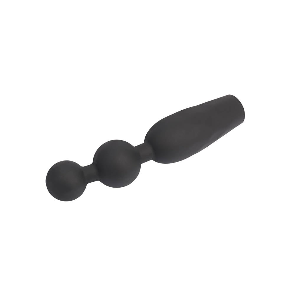Vibrating Booty Beads - Dop Anal cu 10 Frecvente de Vibratii, 13,6 cm - detaliu 1