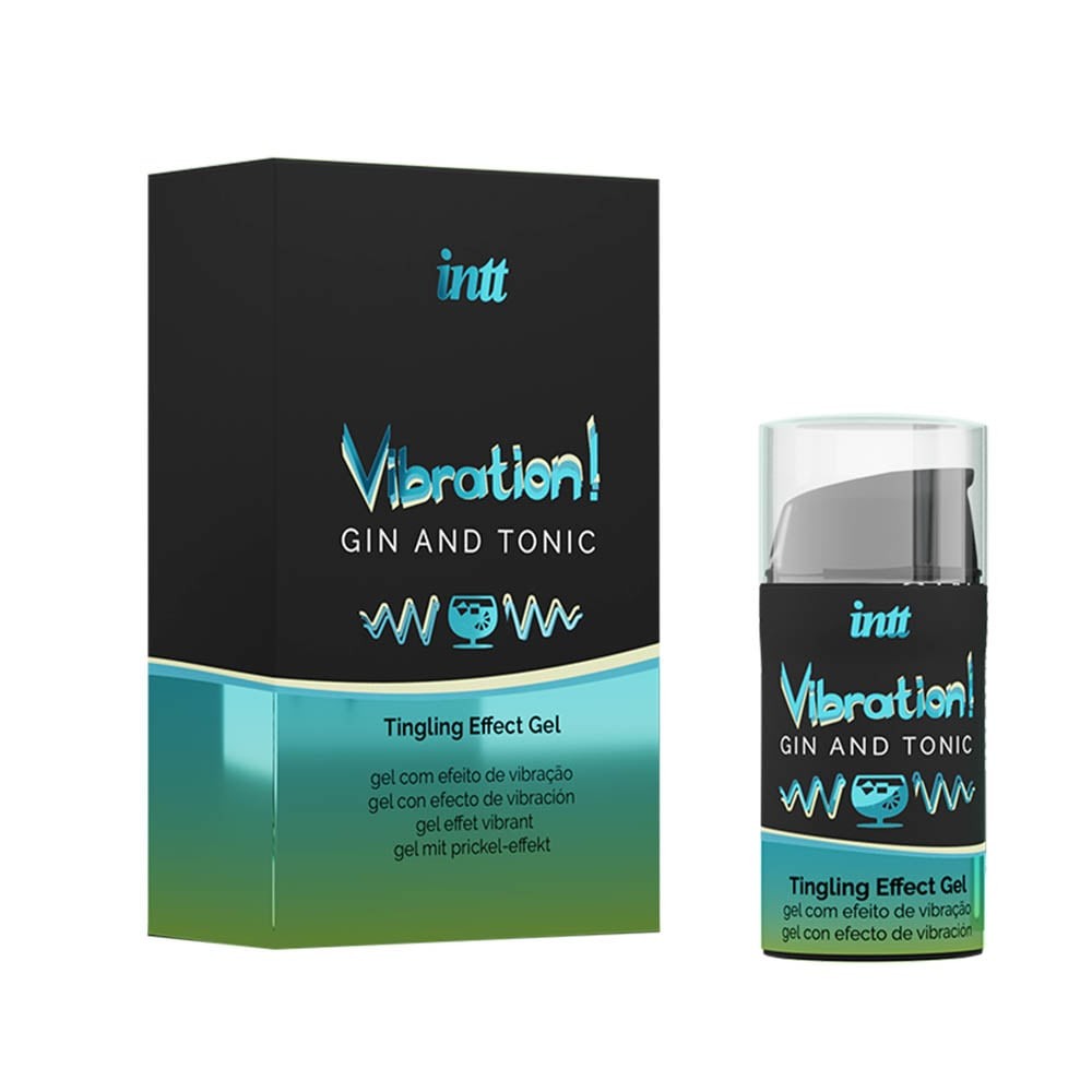 VIBRATION GIN & TONIC - Gel Afrodiziac Unisex cu Efect de Incalzire,15 ml