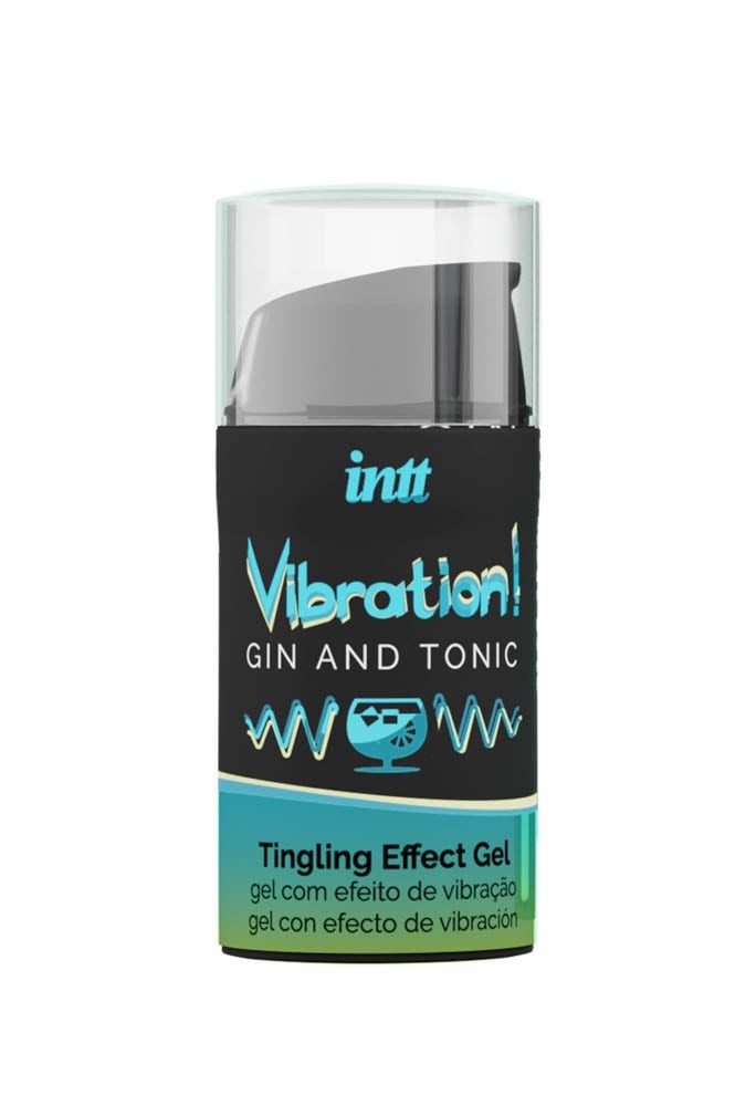 VIBRATION GIN & TONIC - Gel Afrodiziac Unisex cu Efect de Incalzire,15 ml - detaliu 1