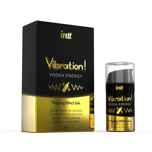 VIBRATION VODKA - Gel Stimulant pentru Cupluri, 15 ml