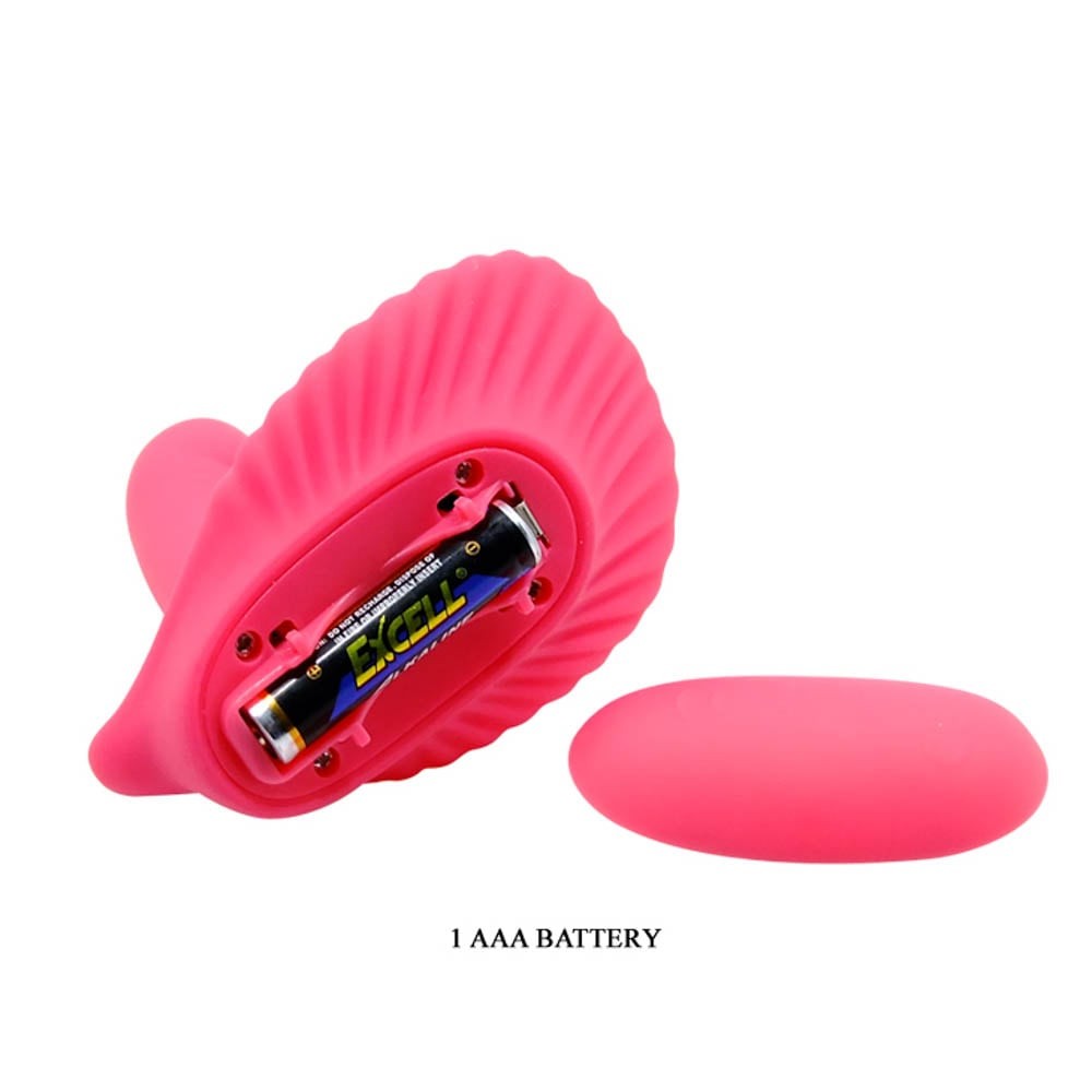 Vibrator Pretty Love Fancy Clamshell cu 10 Functii, 7x2,8 cm