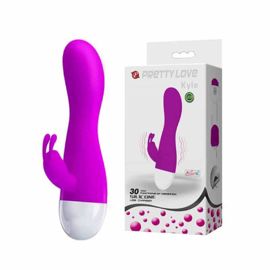 Vibrator Rabbit Pretty Love Kyle 15.1x3.1 cm - detaliu 4