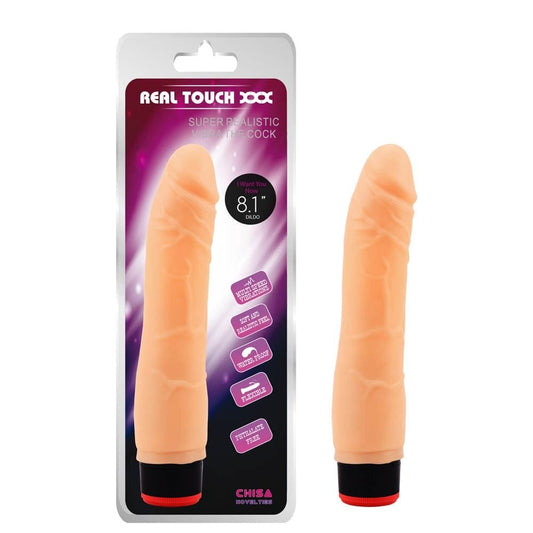 Vibrator Realistic Real Touch XXX, 20.5x4.2 cm