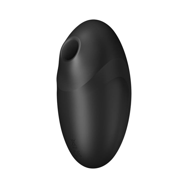 Vulva Lover 3 black - Stimulator Clitoris Rezistent la Apa, 10,5x6 cm - detaliu 6