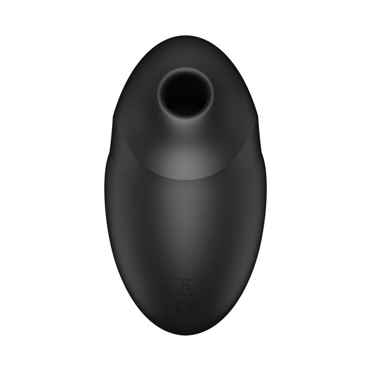 Vulva Lover 3 black - Stimulator Clitoris Rezistent la Apa, 10,5x6 cm - detaliu 8