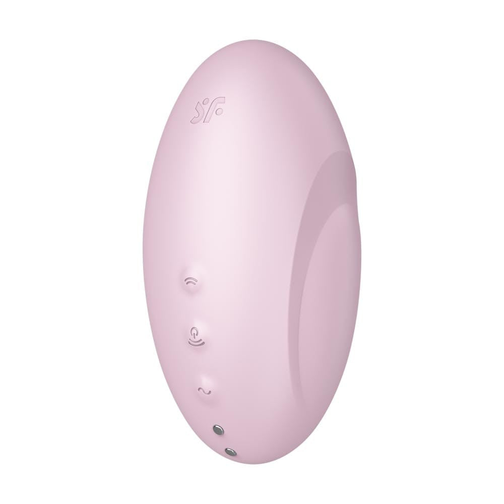 Vulva Lover 3 pink - Stimulator Clitoris Rezistent la Apa, 10.5x6 cm - detaliu 2