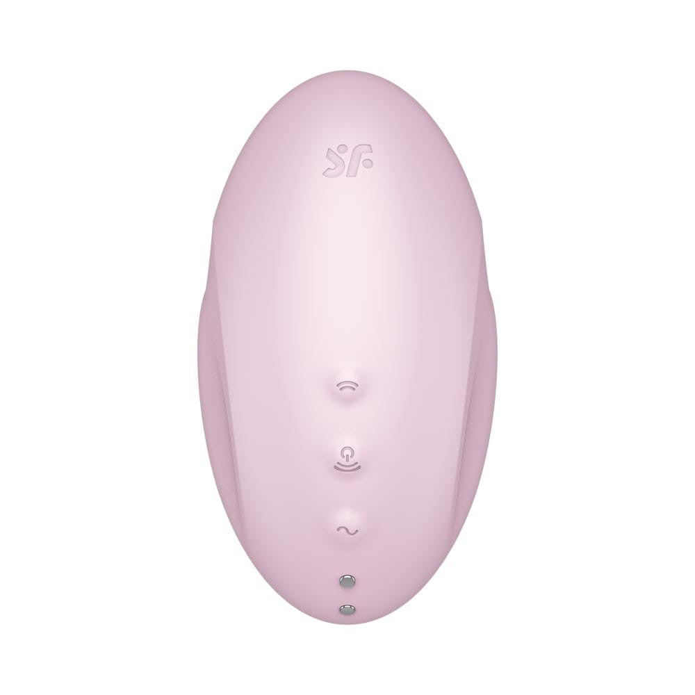Vulva Lover 3 pink - Stimulator Clitoris Rezistent la Apa, 10.5x6 cm - detaliu 3