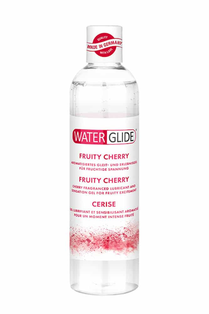 Waterglide Fruity Cherry - Lubrifiant pe Baza de Apa cu Aroma de Cirese, 300 ml
