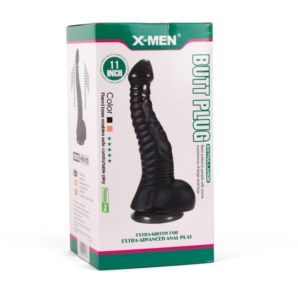 X-MEN 1 - Dop anal, negru, 28 cm - detaliu 6