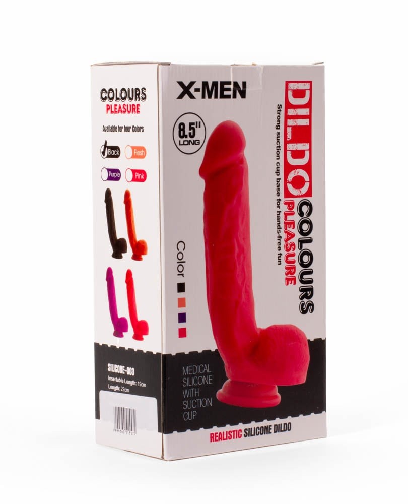 X-MEN 3 - Dildo realist, negru, 21.6 cm