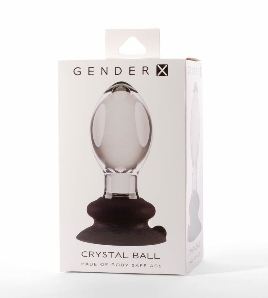 X-Men 4" Gender X Crystal Ball - Dop Anal cu Ventuza, 10 cm - detaliu 3