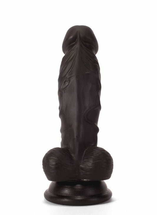 X-MEN 6.5" Dildo Colours Pleasure - Dildo Realistic Negru, 16, 5 cm