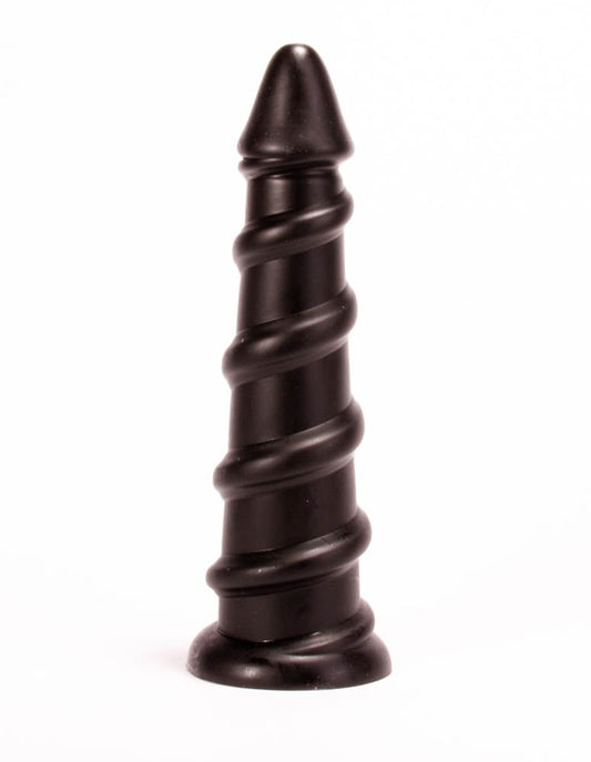 X-MEN - Dop anal cu ventuză, negru, 30 cm