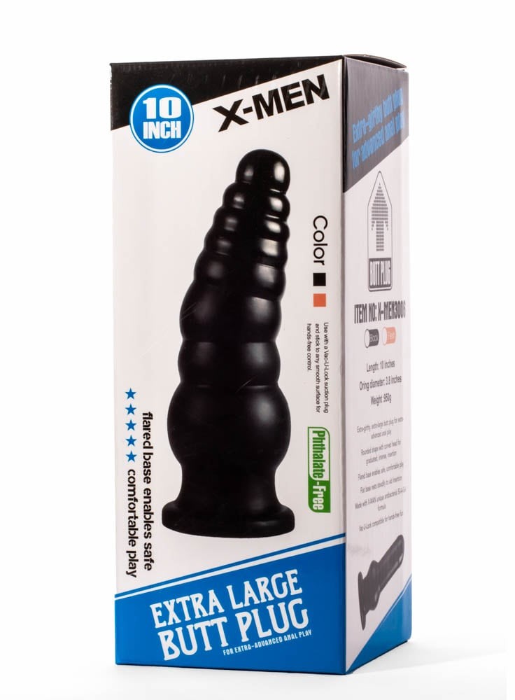 X-Men - Dop anal, negru, 25.4 cm - detaliu 5