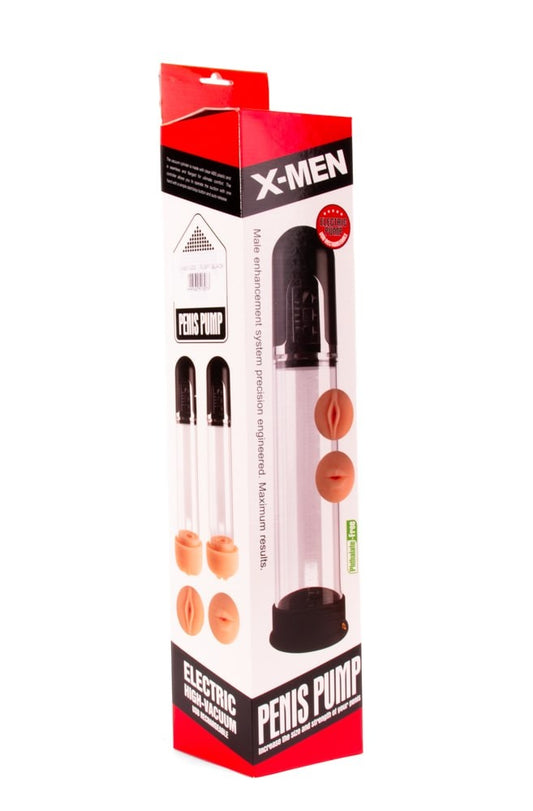 X-Men Electric High-Vacuum - Pompa Automata pentru Mărirea Penisului, 20 cm
