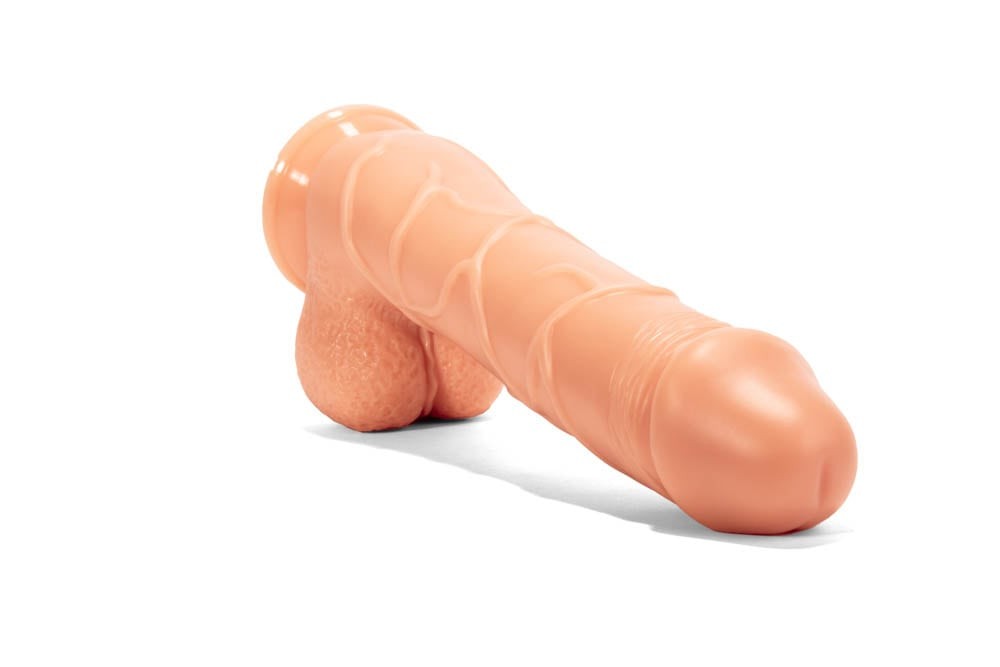 X-MEN Ellis’s - Dildo Realistic cu Ventuză si Testicule, 33 cm