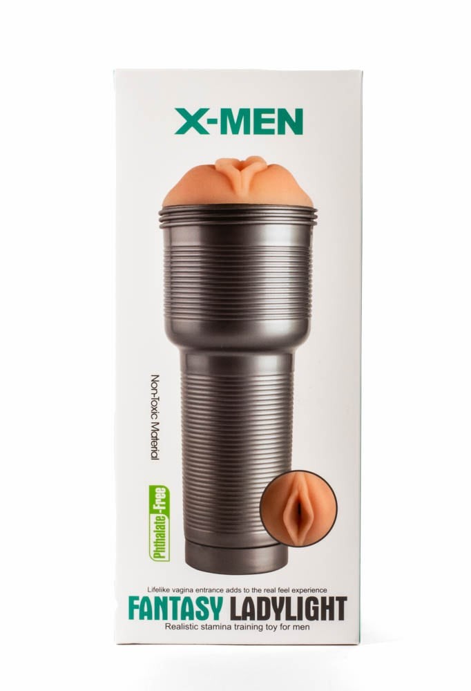 X-Men Fantasy Ladylight - Masturbator Vagin cu Vibratii, 20 cm - detaliu 5