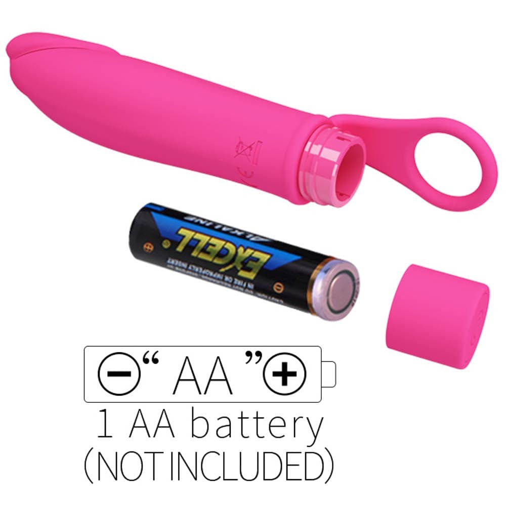 Xiucoatl - Vibrator clasic, roz, 15.3 cm - detaliu 1