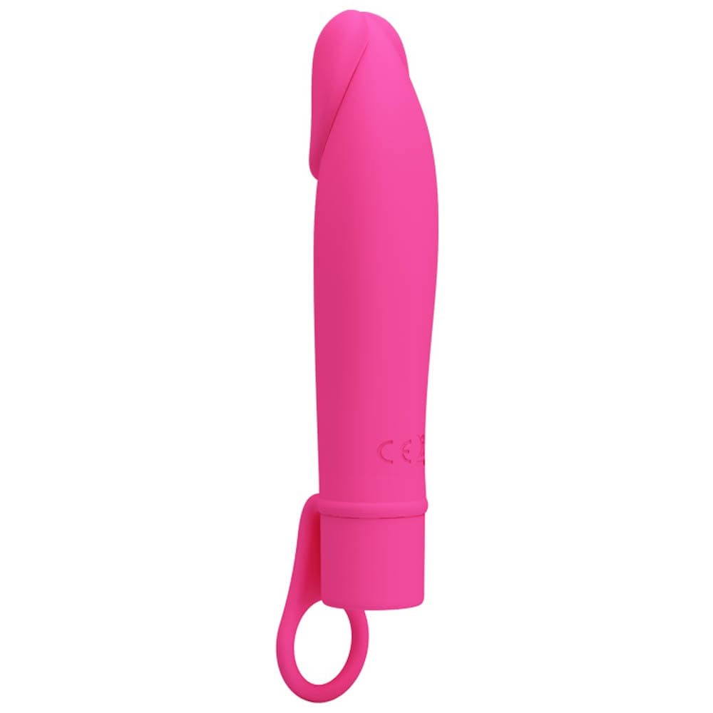 Xiucoatl - Vibrator clasic, roz, 15.3 cm - detaliu 6