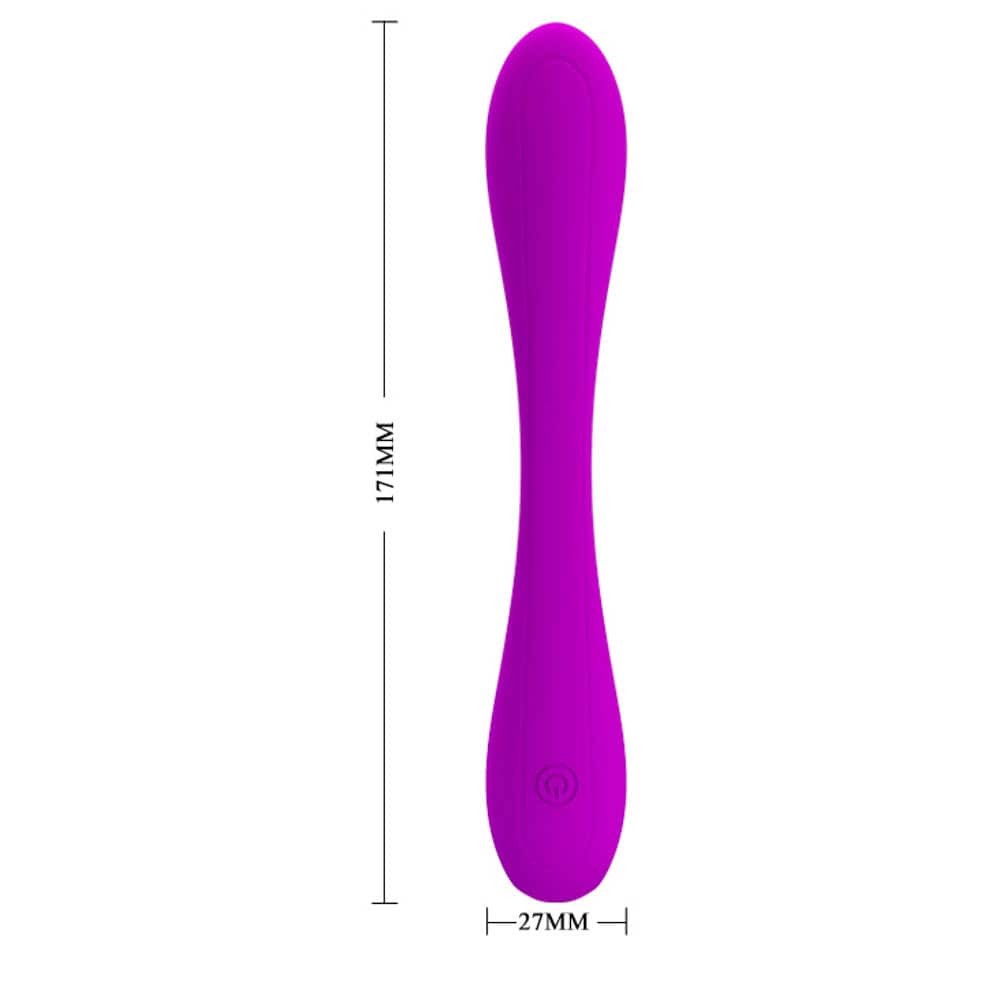 Yedda - Vibrator punct G, mov, 17.1 cm - detaliu 1