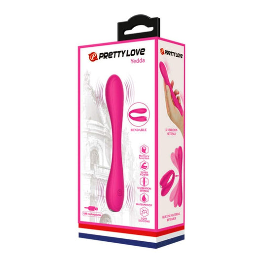 Yedda - Vibrator punct G, roz, 17.1 cm - detaliu 1