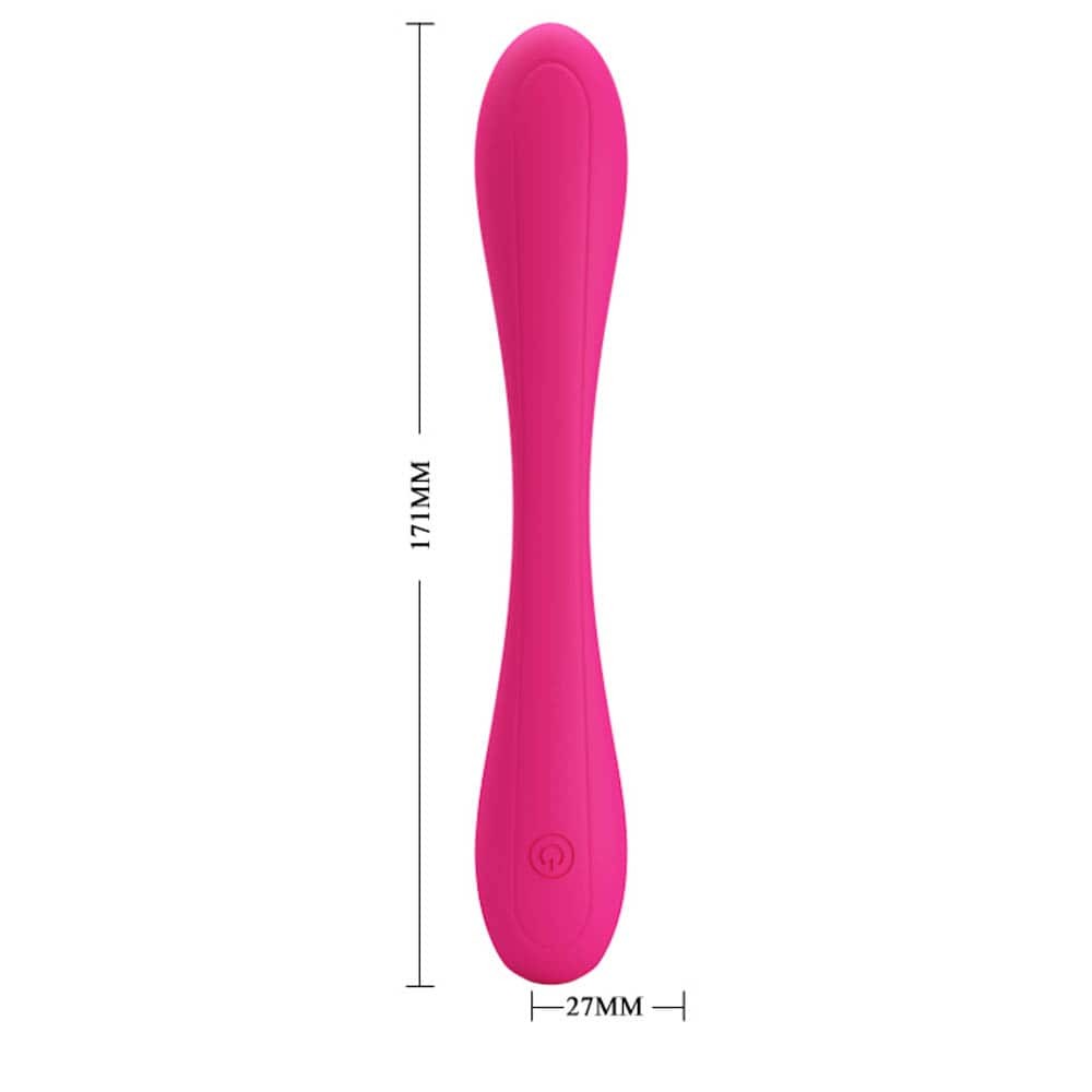 Yedda - Vibrator punct G, roz, 17.1 cm - detaliu 2