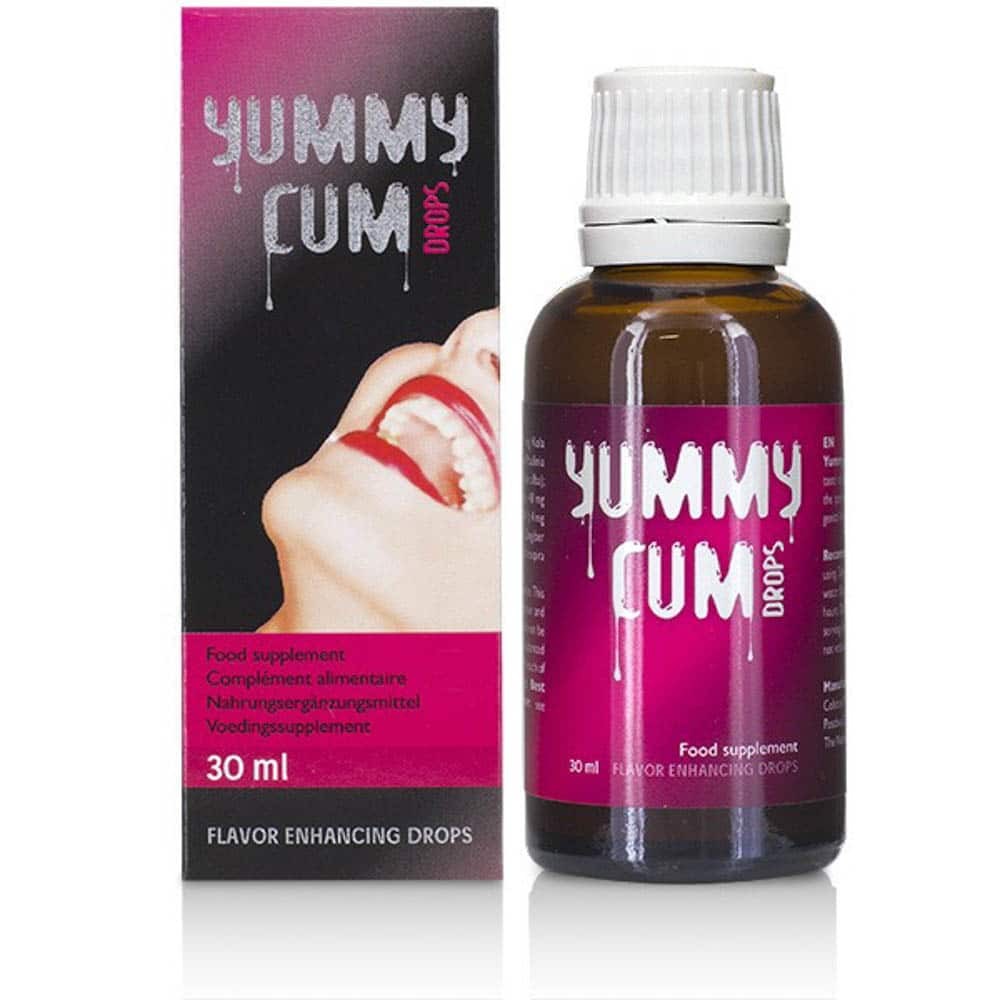 Yummy Cum Drops - Picaturi pentru schimbarea gustului spermei, 30 ml